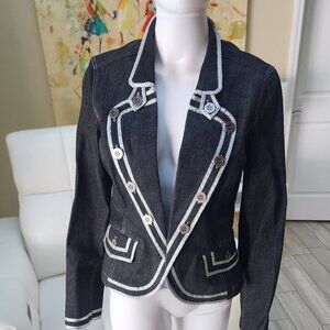 THE LOOK Women's Fashion Jean Jacket/Blazer VERY NICE - Size 8